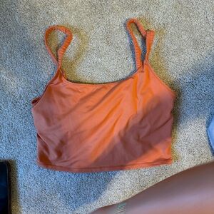 Large orange free people tank top